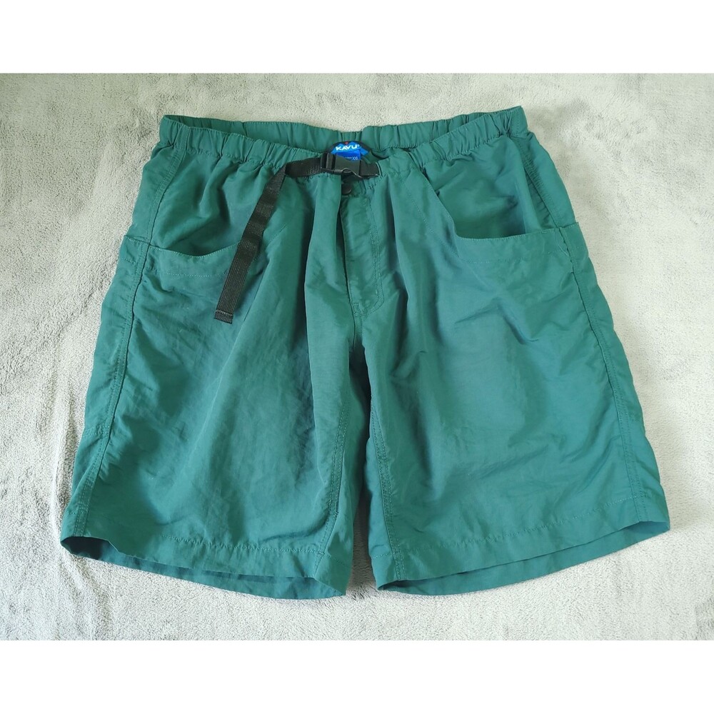 Kavu Swim Trunks Shorts Mens Teal Size 2XL Belt Pockets